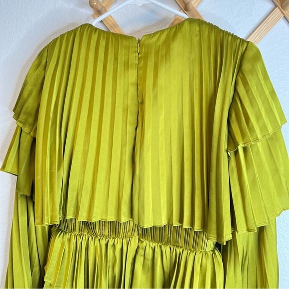 Andrea Iyamah Raffle Pleated Satin Formal Dress - Picture 9 of 13